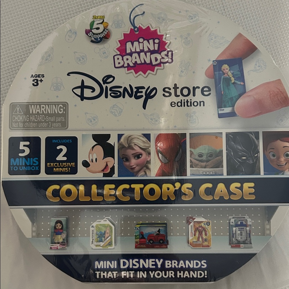 Disney Store Edition Mini Brands Collector's Case - Blue and White